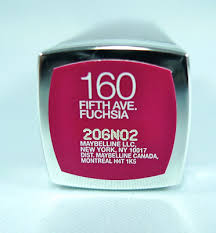Maybelline New York Color Sensational Fifth Ave. Fuchsia 160, 0.15 Oz. Pack of 2