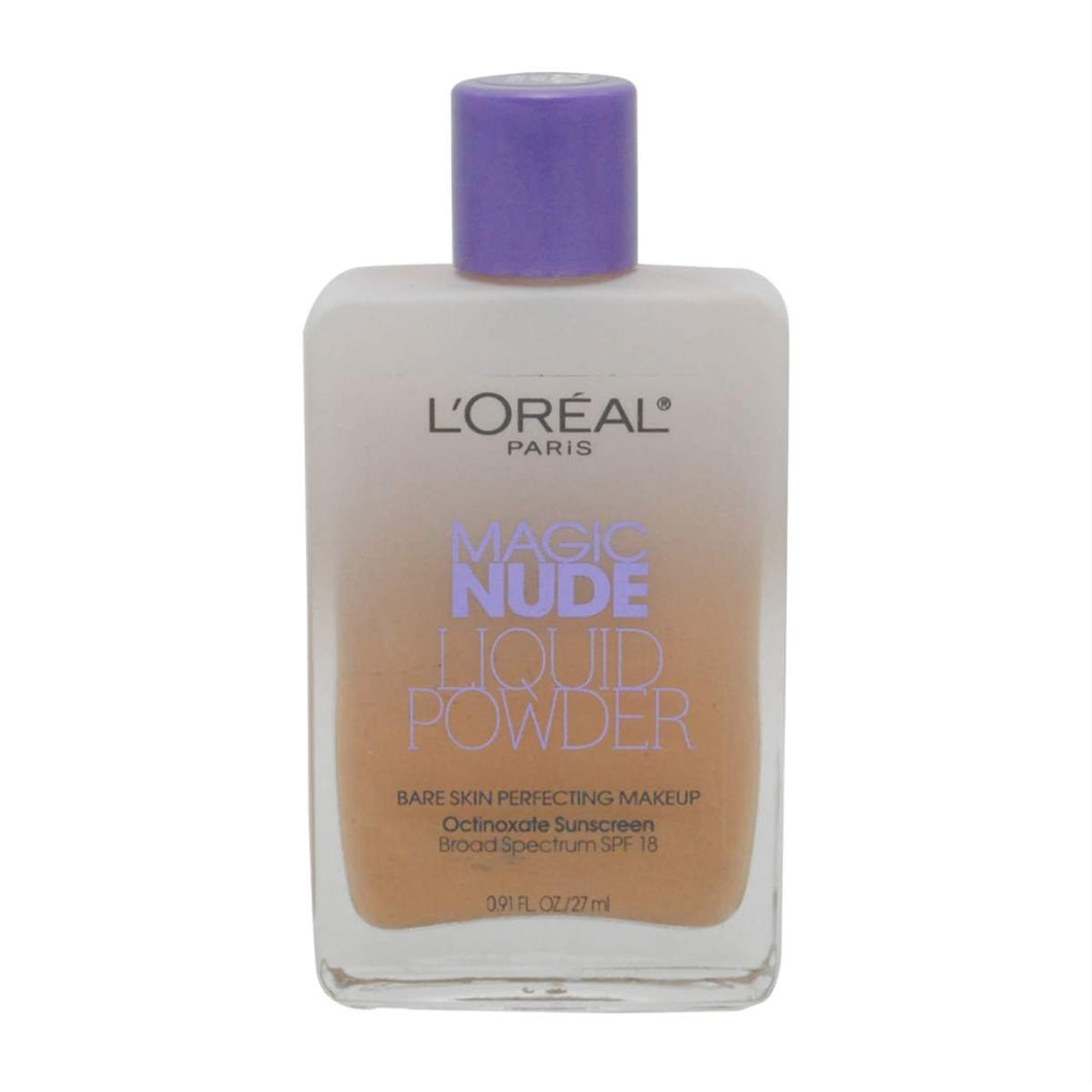 L'oreal Paris Magic Nude Liquid Powder Bare Skin Perfecting Makeup SPF 18, Buff Beige, 0.91 Ounces (3 Pack)