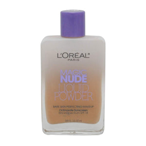 L'oreal Paris Magic Nude Liquid Powder Bare Skin Perfecting Makeup SPF 18, Buff Beige, 0.91 Ounces (3 Pack)