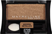 Maybelline New York Expert Wear Eyeshadow Singles, Modern Metallics 270s Golden Halo, 0.09 Ounce, Pack of 2