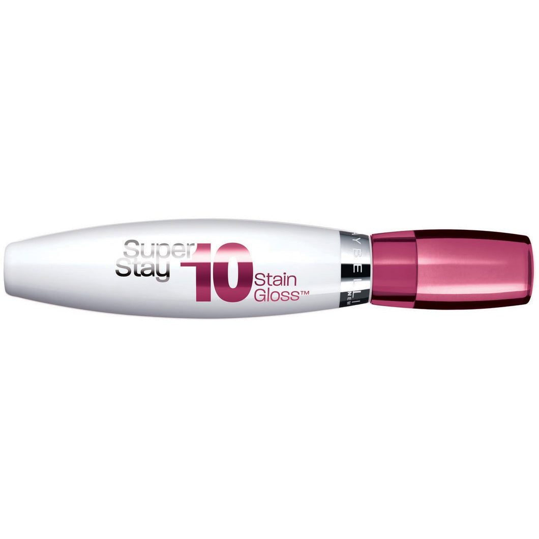 (Pack 2) Maybelline New York Superstay 10 hour Stain Gloss, Pink Plush, 0.35 Fluid Ounce