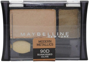 Maybelline New York Expert Wear Eyeshadow Duos, Sunkissed Olive 90d, 0.08 Ounce, 2 Ea