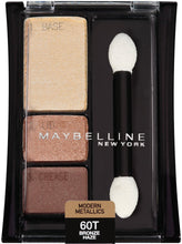Maybelline New York Expert Wear Eyeshadow Trios, Chic Naturals 35t Almond Satin, 0.13 Ounce