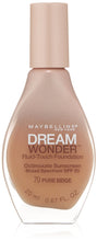 Maybelline New York Dream Wonder Fluid-Touch Foundation, Pure Beige, 0.67 Fluid Ounce
