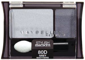 Maybelline New York Expert Wear Eyeshadow Duos, 80d Grey Matters Stylish Smokes, 0.08 Ounce
