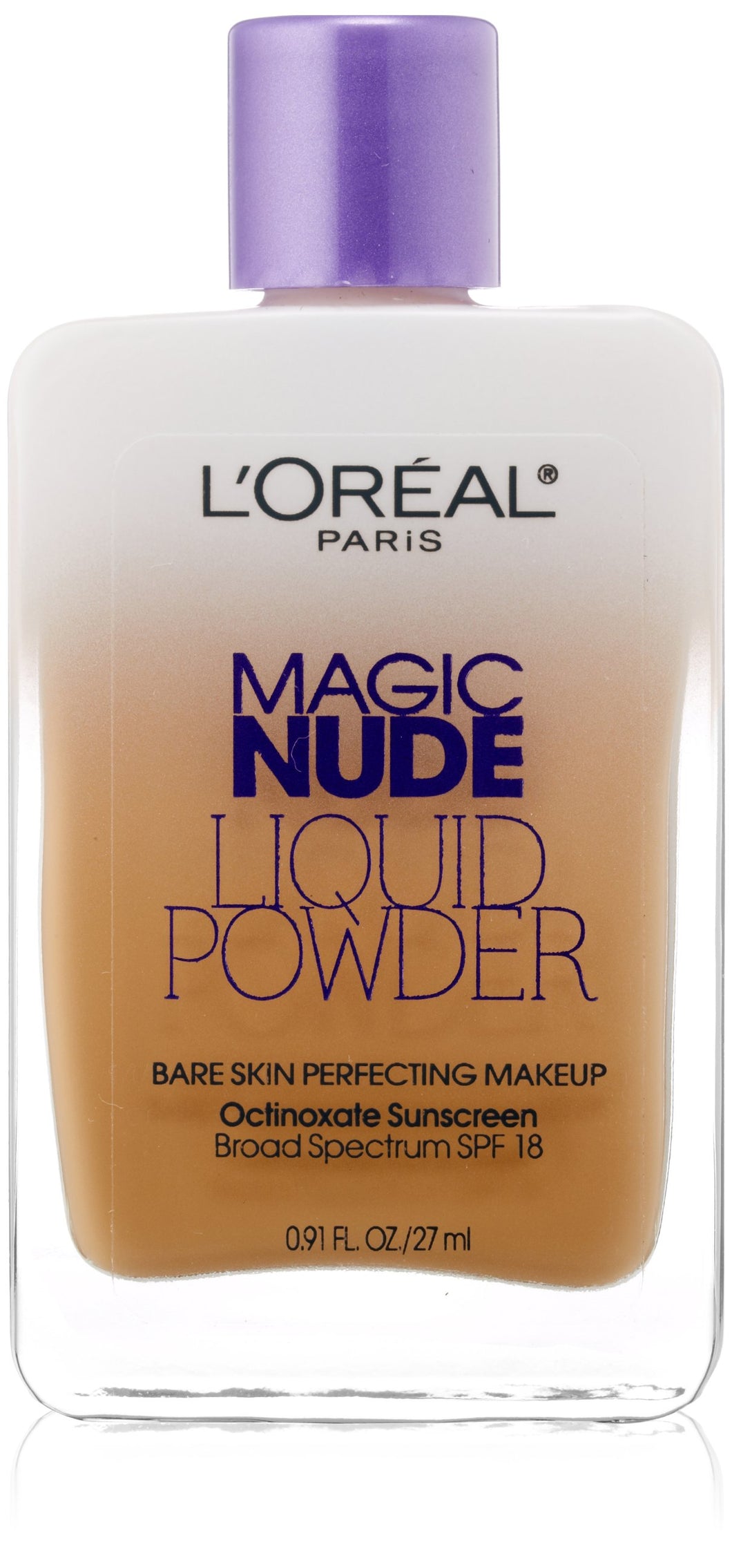 L'Oreal Paris Magic Nude Liquid Powder Bare Skin Perfecting Makeup SPF 18, Bu...