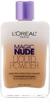 L'Oreal Paris Magic Nude Liquid Powder Bare Skin Perfecting Makeup SPF 18, Natural Buff, 0.91 Ounces